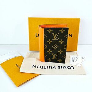 LOUIS VUITTON Colormania Passport Cover Orange